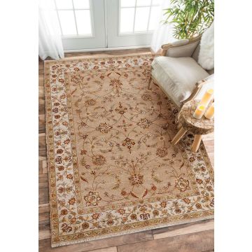 Rugsville Ziegler Beige Wool Carpet 10280