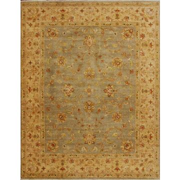 Rugsville Hand Knotted Persian style Sultanabad Wool Carpet 4' x 6'