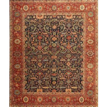 Richmond Persian Carpet Hand Knotted - Red