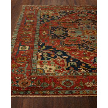 Maida Serapi Persian Carpet Hand Knotted - Red