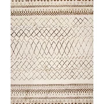 Rugsville Moroccan Beni Ourain Ivory Wool Rug 12017-9x12