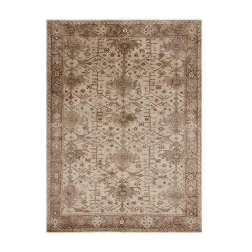Rugsville Channing Persian Style Neutral Handmade Wool Carpet  17403-1