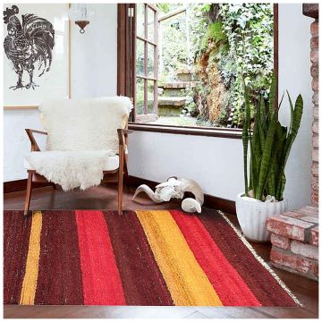 Rugsville Contemporary Silk Multi Rug 
