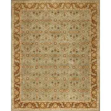 Designer Agra Floral Wool Carpet 8' x 10'
