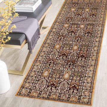 Rugsville Diba Kashmir Silk Hand knotted Multi Carpet  2'6" x 8'