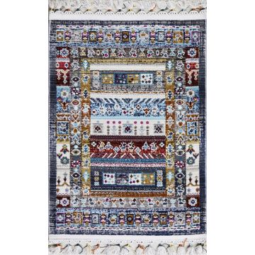 Rugsville Atefeh Persian Blue Multi Anatolian Carpet 2' x 3'