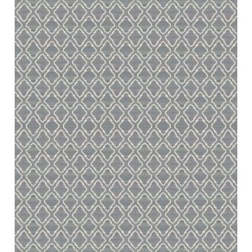 Rugsville Joseph Modern Geometric Gray Handmade Wool Carpet  63229