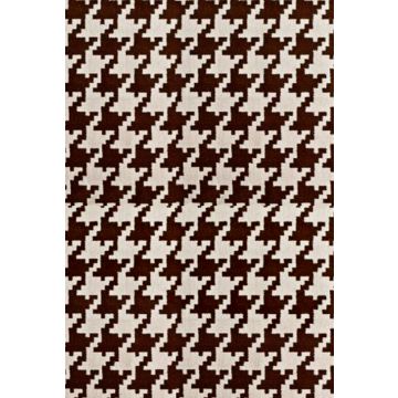 Grayson  Modern Geometric Brown Handmade Carpet 63510