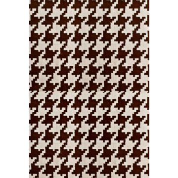 Grayson  Modern Geometric Brown Handmade Carpet 63510