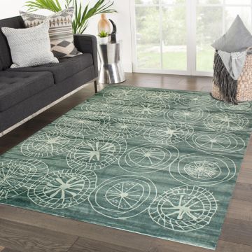 Esmaeel Multi Turkish  Modern Carpet 5'3" x 7'4"