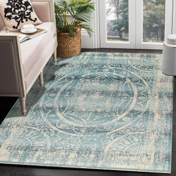 Rugsville Emin Blue Oriental Persian Carpet 5'3" x 7'4"