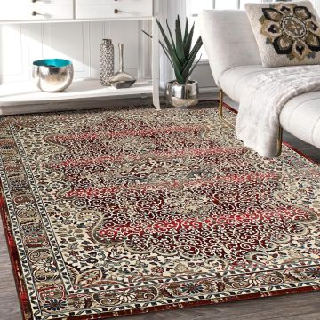 Rugsville Xavier Red Oriental Persian Carpet 5'4" x 7'4"