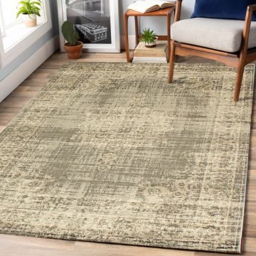 Rugsville Wreno Vinatge Gray Oriental Persian Carpet 4'9" x 7'7"