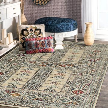 Rugsville Wilder Tribal Beige Oriental Persian Carpet 5'4" x 7'4"