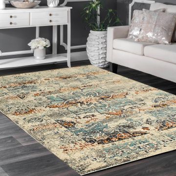 Rugsville Taya Vintage Gray Oriental Persian Carpet 5'3" x 7'4"