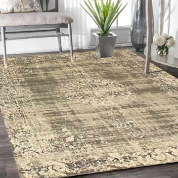 Rugsville Quinto Vintage Gray Oriental Persian Carpet 5' x 7'8"