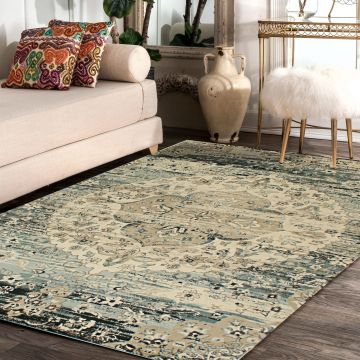 Rugsville Quill Multi Oriental Persian Carpet 4'10" x 7'6"