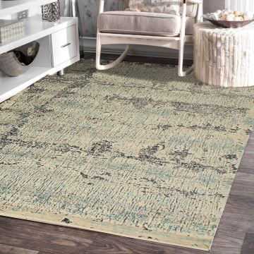 Rugsville Mireya Gray Abstract Modern Carpet 5'3" x 7'4"