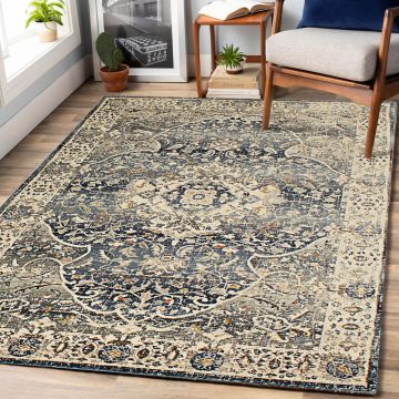 Rugsville Kohei Blue Oriental Persian Carpet 5'3" x 7'4"