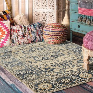 Rugsville Keon Beige Oriental Persian Carpet 5' x 7'8"