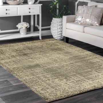 Rugsville Keegan Vintage Gray Oriental Persian Carpet 5' x 7'7"