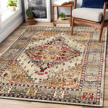 Rugsville Issey Multi Oriental Persian Carpet 5'4" x 7'3"