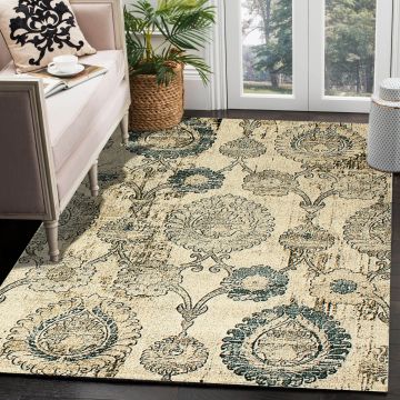 Rugsville Isabella Multi Floral Transitional Carpet 5'3" x 7'8"