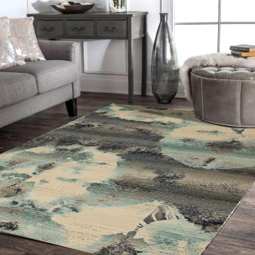 Rugsville Viviana Abstract Multi Modern Carpet 5'4" x 7'3"