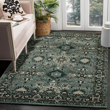 Rugsville Melany Floral Blue Persian Carpet 5'1" x 7'7"