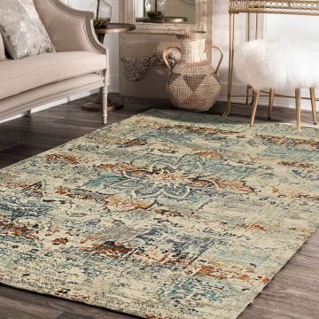 Rugsville Kali Oriental Multi Persian Carpet 5'3" x 7'7"