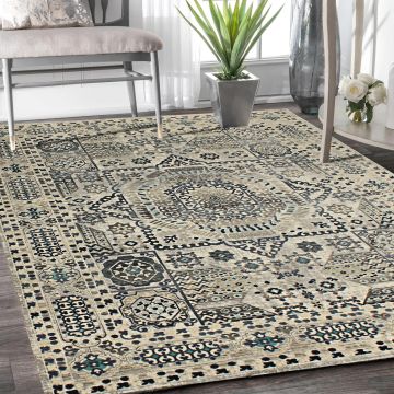 Rugsville Mumeth Oriental Gray Persian Carpet 5'3" x 7'5"