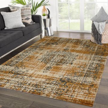Rugsville Amari Oriental Gold Persian Carpet 5' x 7'