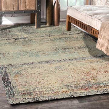 Rugsville Skyla Abstract Multi Modern Carpet 5'3" x 7'6"