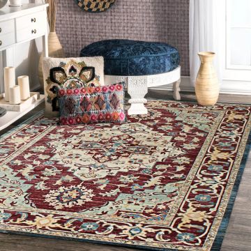 Rugsville Justice Traditonal Red Oriental Persian Carpet 5'4" x 7'7"