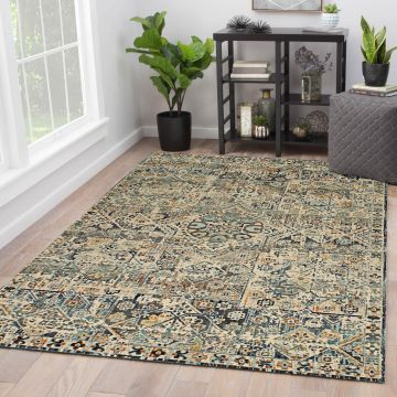Rugsville Anahi Oriental Gray Persian Carpet 5'3" x 7'6"