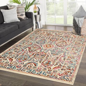 Rugsville Ryan Floral Multi Persian Carpet 5'3" x 7'6"