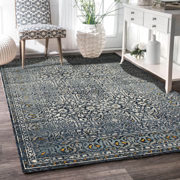 Rugsville Adelynn Oriental Blue Persian Carpet 5' x 7'8"