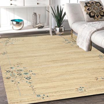 Rugsville Sariah Ivory Designer Persian Carpet 5' x 7'6"