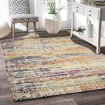 Rugsville Denise Graphic Multi Modern Carpet 5'3" x 7'5"