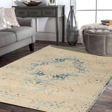 Rugsville Danika Vintage Oriental Beige Persian Carpet 5'4" x 7'7"