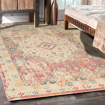 Rugsville Zion Oriental Multi Persian Carpet 5'7" x 7'5"