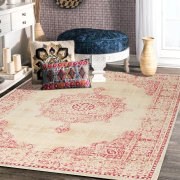 Rugsville Saniyah Oriental Multi Persian Carpet 5'4" x 7'6"