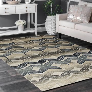 Rugsville Kiana Floral Multi Modern Carpet 5'3" x 7'6"