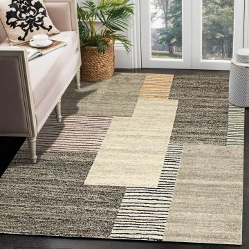 Rugsville Sibel Multi Abstract Modern Carpet 5'3" x 7'8"