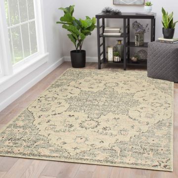 Rugsville Grecia Ivory Oriental Persian Carpet 5'3" x 7'9"