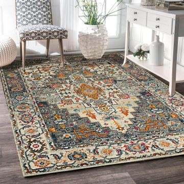 Rugsville Freja Multi Oriental Persian Carpet 5'4" x 7'8"