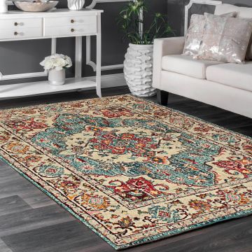 Rugsville Dioney Feminine Multi Oriental Persian Carpet 5'3" x 7'7"