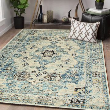Rugsville Didiane Blue Oriental Persian Carpet 5'3" x 7'9"