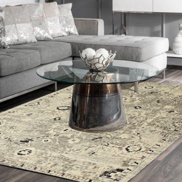 Rugsville Denver Transitional Gray Oriental Persian Carpet 5'3" x 7'9"