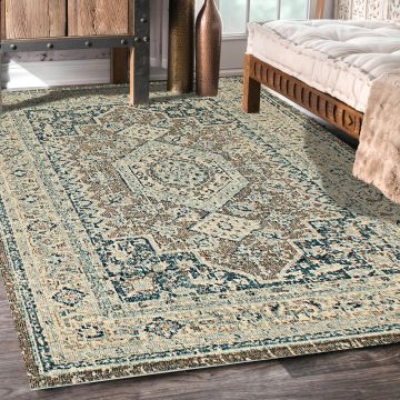 Rugsville Claire Brown Oriental Persian Carpet 5'3" x 7'9"